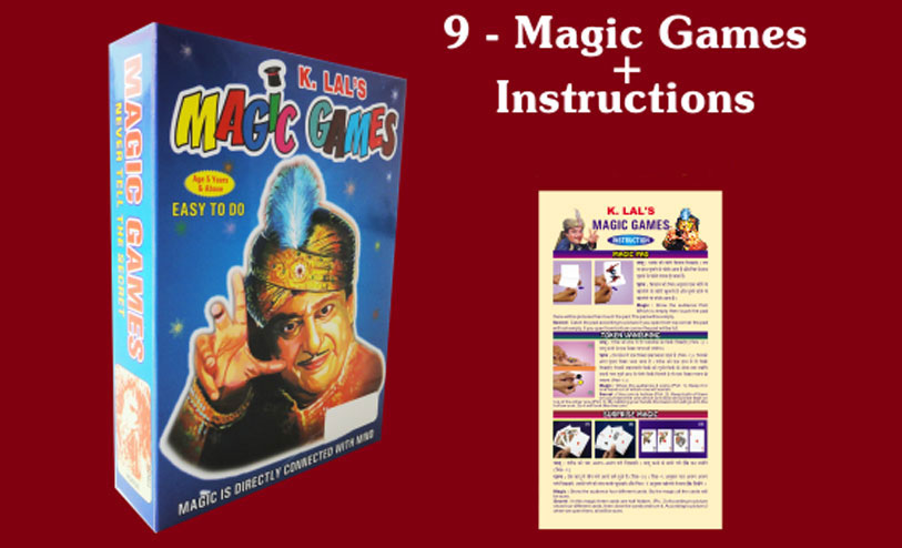 K.Lal 9 Magic Games with instructions